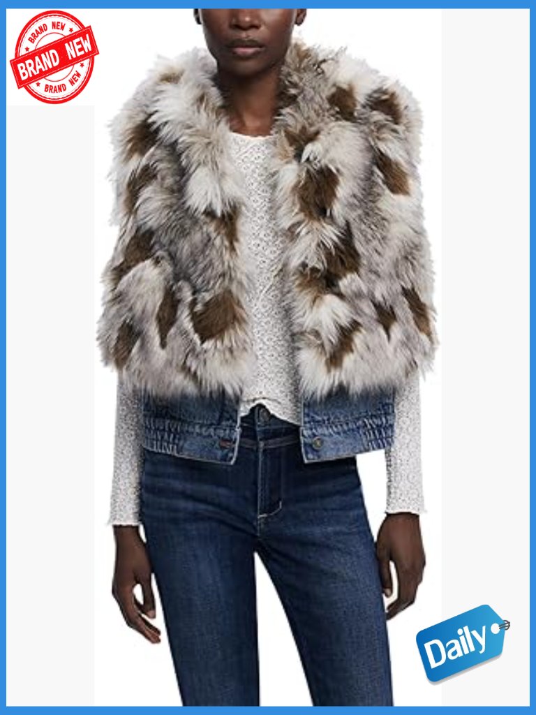 Faux Fur Coat With Button Closure, Long Sleeve, Fall Essential